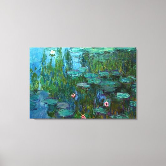 Claude Monet's Nymphéas Canvas Afdruk (Voorkant)