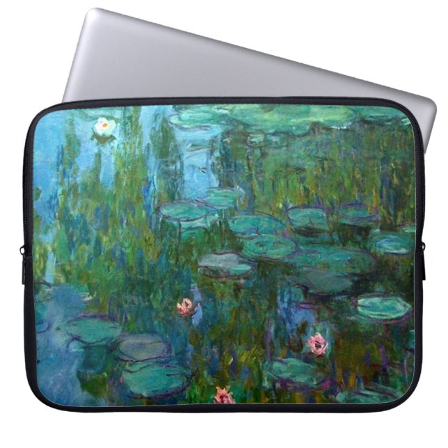 Claude Monet's Nymphéas Laptop Sleeve (Voorkant)