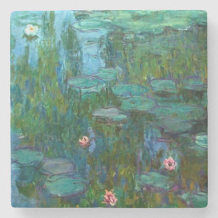 Claude Monet's Nymphéas Stenen Onderzetter