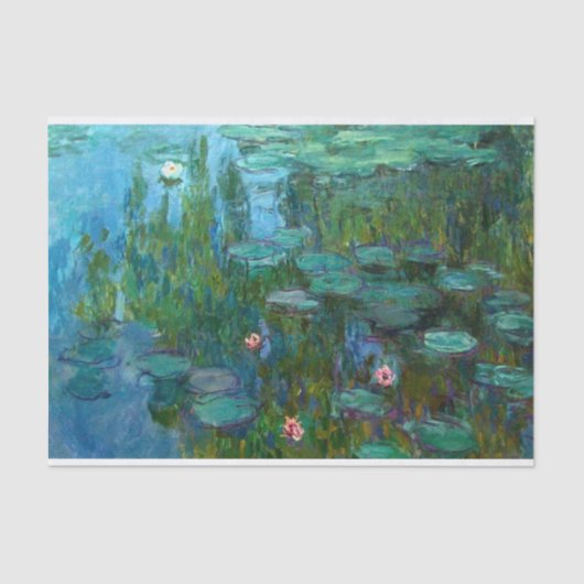 Claude Monet's Nymphéas Tissuepapier (Voorkant)