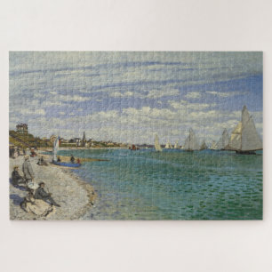 Claude Monets Regatta bij Sainte-Adresse (1867) Legpuzzel