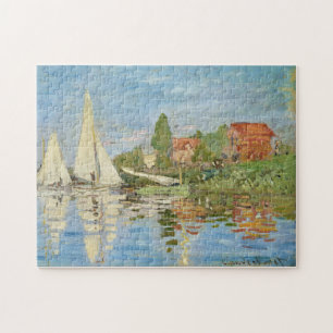 Claude Monet's Regattas at Argenteuil (1872)  Legpuzzel
