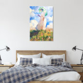 Claude Monet's Suzanne Hoplanné - kunst Canvas Afdruk (Insitu (Slaapkamer))