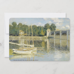 Claude Monet's The Argenteuil Bridge (1874) Kaart