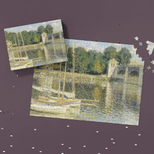 Claude Monet's The Argenteuil Bridge (1874) Legpuzzel