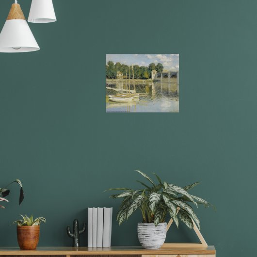Claude Monet's The Argenteuil Bridge (1874) Poster (Woonkamer 1)