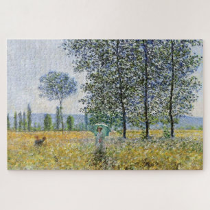 Claude Monets Velden in de lente Legpuzzel