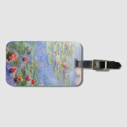 Claude Monet's Water Lilies Bagagelabel (Voorkant (horizontaal))