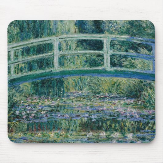 Claude Monet's Water Lilies en Japanse brug Muismat (Voorkant)