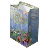 Claude Monet's Water Lilies Medium Cadeauzakje (Voorkant Gekanteld)