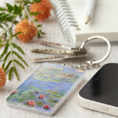 Claude Monet's Water Lilies Sleutelhanger (Voorkant Rechts)