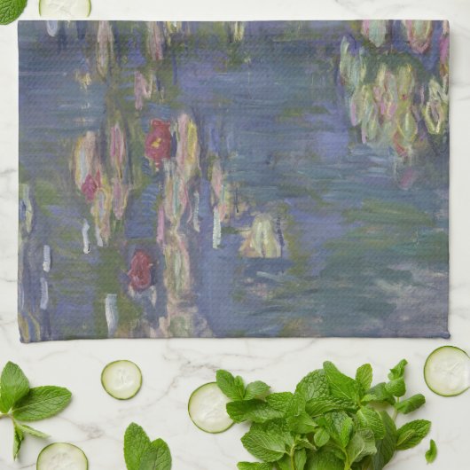Claude Monet's Water Lilies Theedoek (Gevouwen)