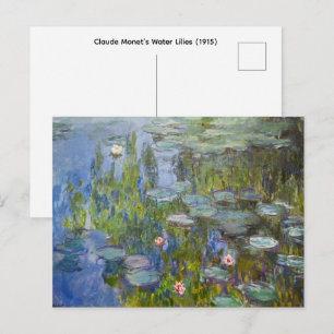 Claude Monets Waterlelies (1915) Briefkaart