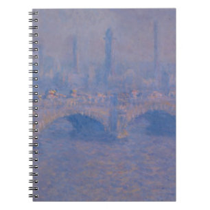 Claude Monet's Waterloorbrug Notitieboek
