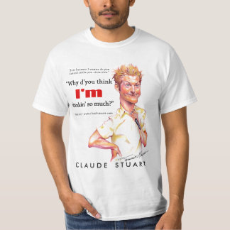 Claude Stuart Caricature door Tammie Graves T-shirt