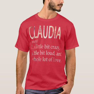 Claudia Meisje Naam Definitie T-shirt