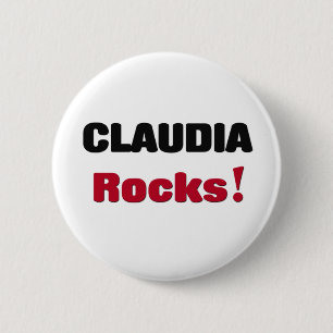 Claudia Rocks Ronde Button 5,7 Cm
