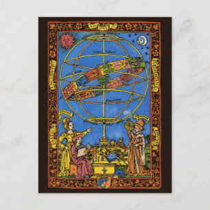 Claudius Ptolemaeus Astronoom,  hemels Briefkaart