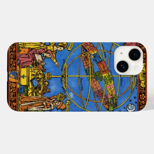 Claudius Ptolemaeus Astronoom,  hemels Case-Mate iPhone Case (Achterkant (horizontaal))