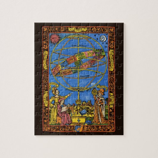 Claudius Ptolemaeus Astronoom,  hemels Legpuzzel (Verticaal)
