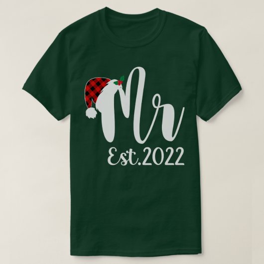 Claus & Mrs Claus Est T-shirt (Design voorkant)