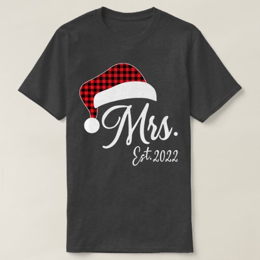 Claus & Mrs Claus Est T-shirt (Design voorkant)