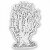 Clavaire Jaune Mushroom Sticker (Voorkant)