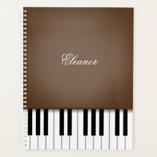 Clavier Brown foncé pour piano musique Customisé