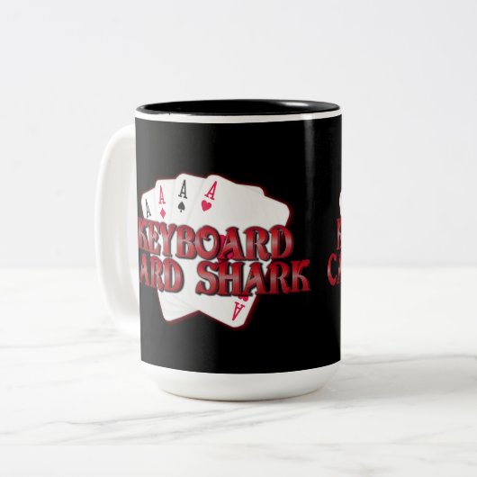 Clavier Carte Shark Mug (Devant gauche)