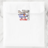 Clavier Colorado drapeau elk design stickers (Sac)