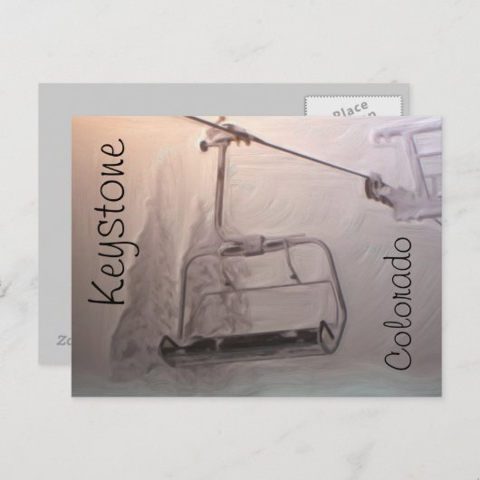 Clavier Colorado levage carte postale (Devant / Derrière)
