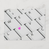 Clavier d'amour - Carte postale (Devant)