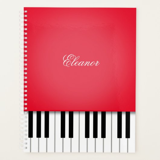 Clavier de musique de piano bleu Customisé (Devant)
