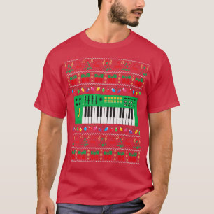 Clavier de musique laide de Noël Sweat lumières