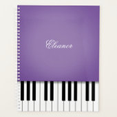 Clavier de musique violet Piano Customisé (Devant)