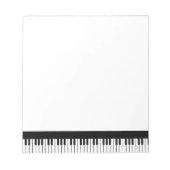 Clavier de Piano Bloc-Notes (Devant)