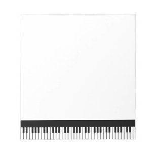 Clavier de Piano Bloc-Notes