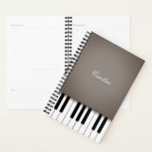 Clavier de piano Brown vintage Musique personnalis (Devant avec enveloppe)