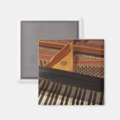 Clavier de piano et aimant de broches (Recto/Verso)