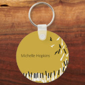 Clavier de piano et porte-clés de notes de musique (Recto)