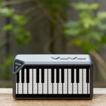 Clavier de piano noir et blanc