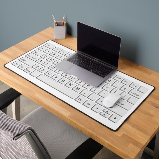 Clavier d'ordinateur géant QWERTY lettres nouveaut (Bureau 2)
