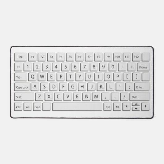 Clavier d'ordinateur géant QWERTY lettres nouveaut (Recto)