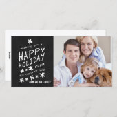 CLAVIER HAPPY HOLIDAY CARTE PHOTO (Devant / Derrière)