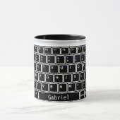 Clavier informatique Conception Café Mug (Centre)