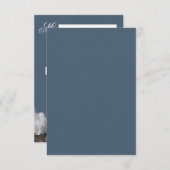 Clavier Nautique Thème de mariage RSVP Cartes (Devant / Derrière)