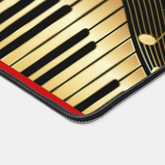 Clavier Noir Et Or (Coin)