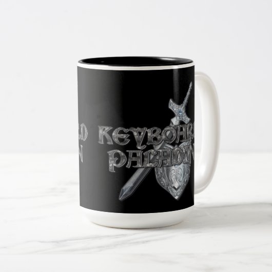 Clavier Paladin MMORPG Mug (Devant droit)