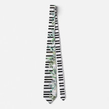 clavier piano cravate vert