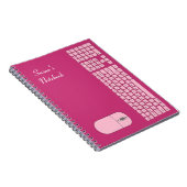 Clavier rose et Carnet de souris (Côté Droit)